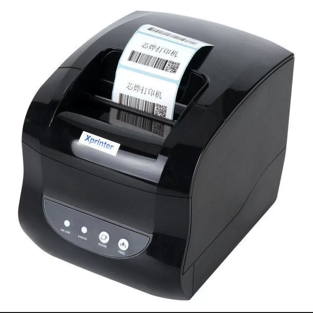 XPrinter XP-365B Label Printer Thermal Barcode Printer Sticker Printer 20-80mm Paper